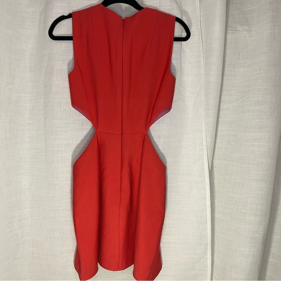BCBGMAXAZRIA Kathryne Women's Size 4 Poppy Bow Dress $298 - Picture 8 of 15